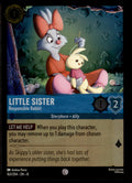 Little Sister - Responsible Rabbit Cold Foil Common Reign of Jafar 163/204 NM