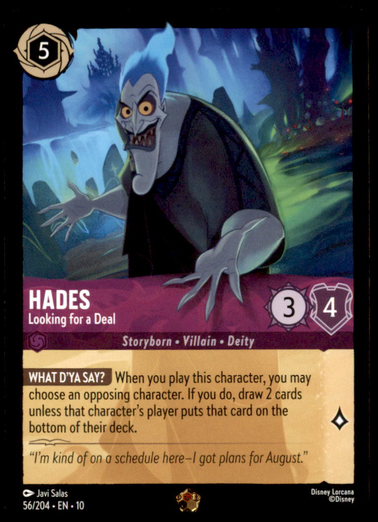 Hades - Looking for a Deal Legendary Whispers in the Well 56/204 NM