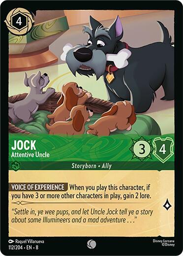 Jock - Attentive Uncle Cold Foil Common Reign of Jafar 112/204 NM