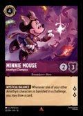 Minnie Mouse - Amethyst Champion Rare Whispers in the Well 35/204 NM