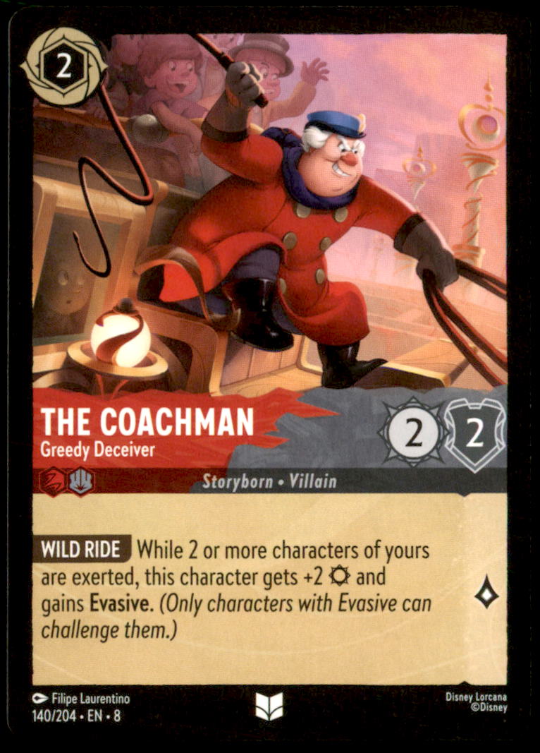 The Coachman - Greedy Deceiver Uncommon Reign of Jafar 140/204 NM