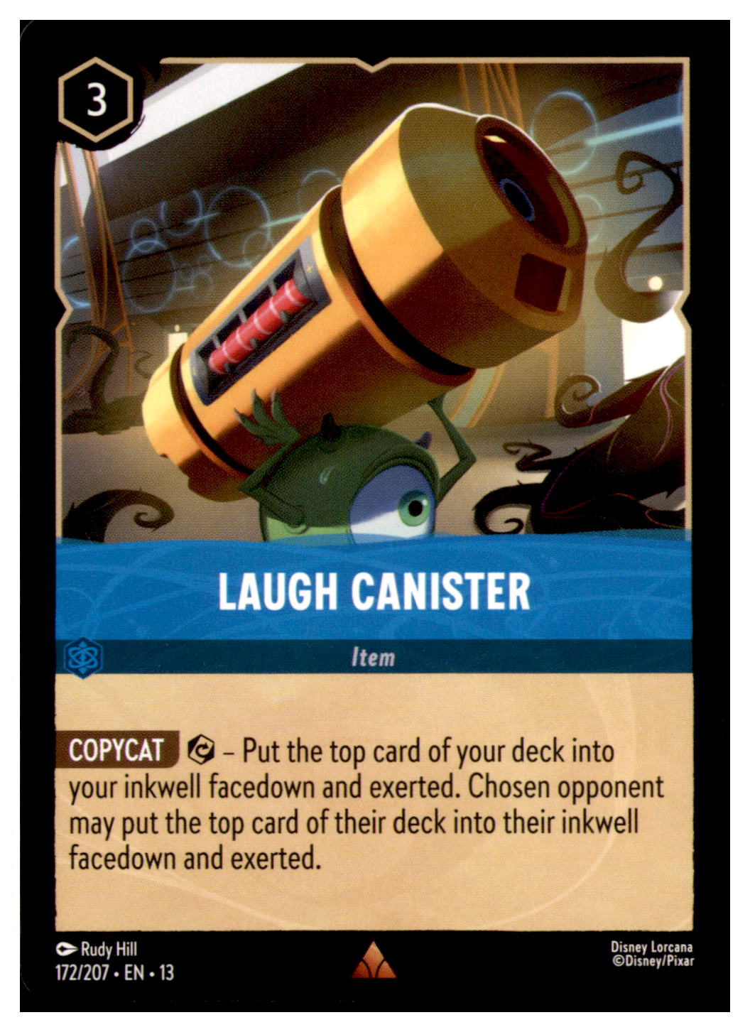 Laugh Canister Rare Attack of the Vine! 172/207 NM