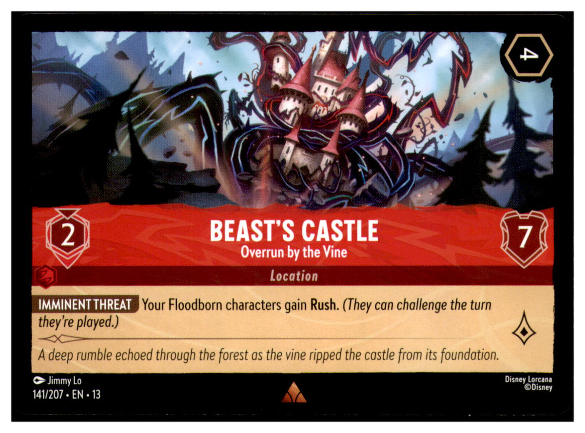 Beast's Castle - Overrun by the Vine Rare Attack of the Vine! 141/207 NM