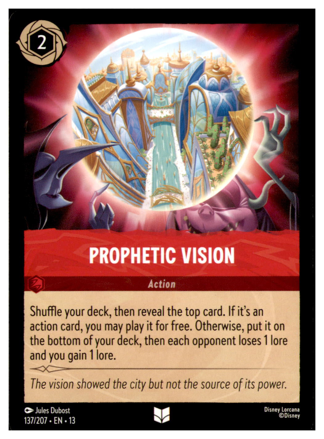 Prophetic Vision Uncommon Attack of the Vine! 137/207 NM