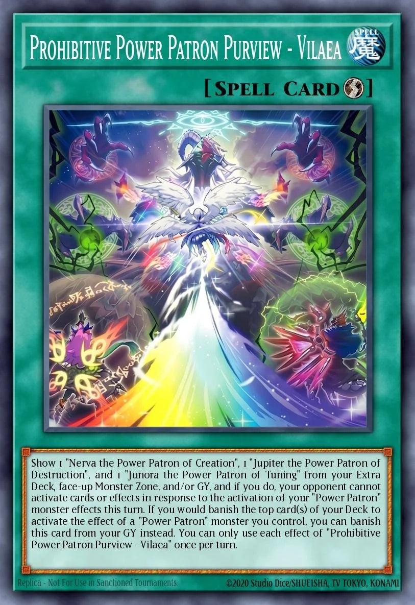 PROHIBITIVE POWER PATRON PURVIEW - VILAEA - CORI-EN055 - 1st Edition - COMMON
