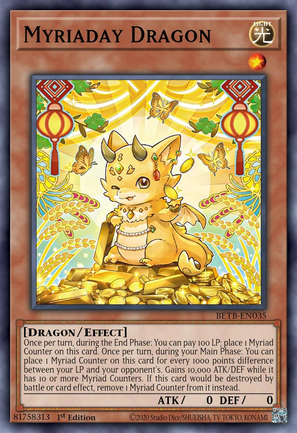 Myriaday Dragon - BETB-EN035 - 1st Edition - Common