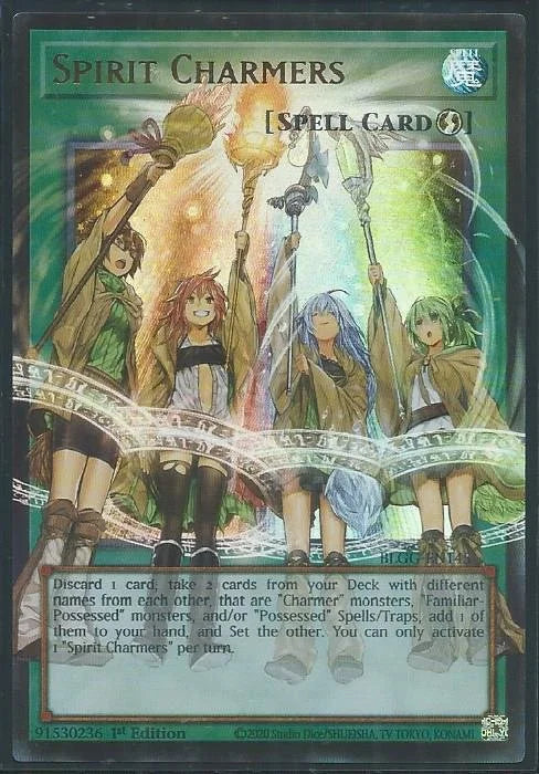 SPIRIT CHAMERS - BLGG-EN145 - 1st Edition - OVERFRAME STARLIGHT RARE
