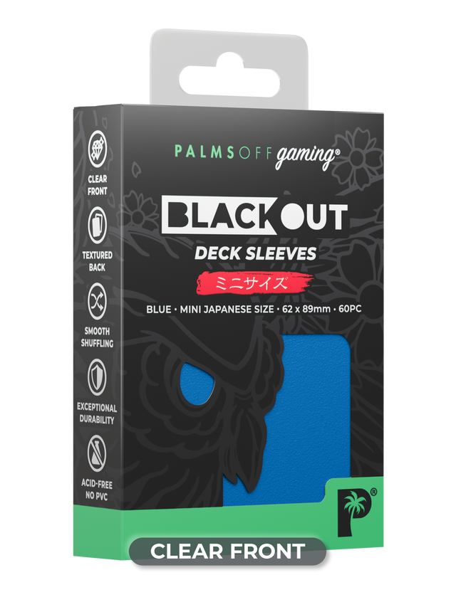Blackout Deck Sleeves - Japanese Mini Size