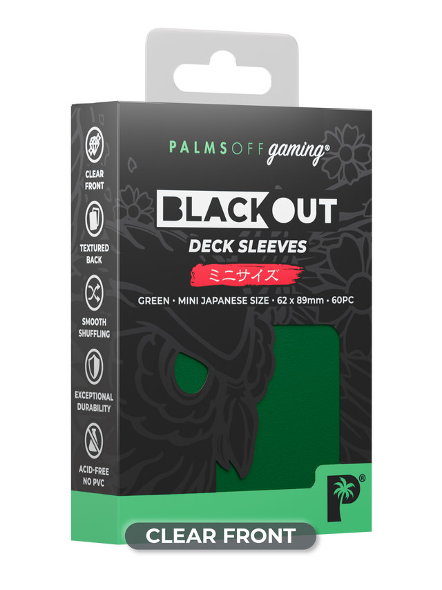 Blackout Deck Sleeves - Japanese Mini Size