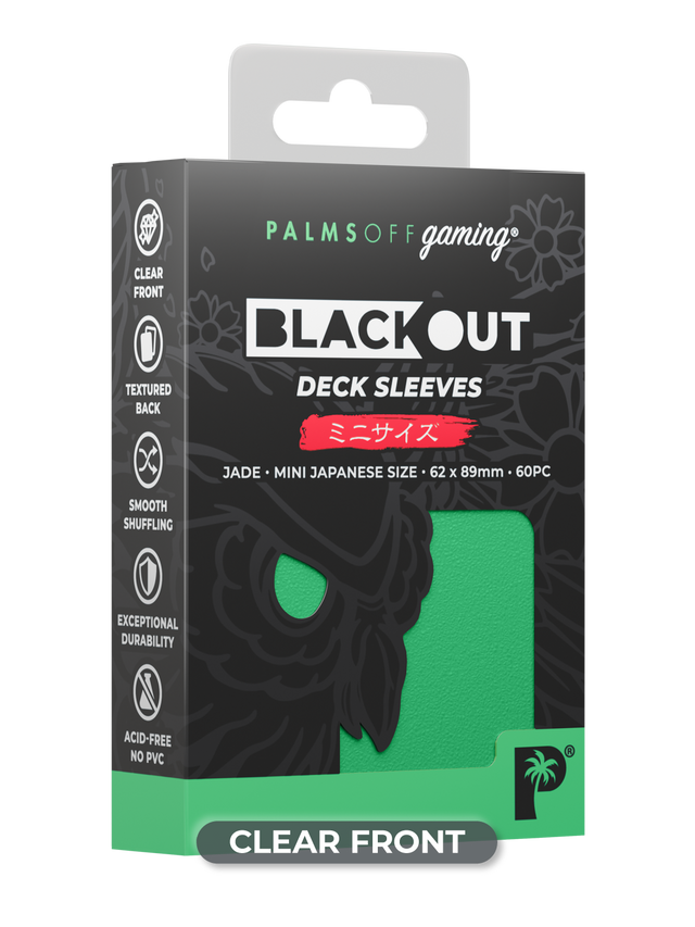 Blackout Deck Sleeves - Japanese Mini Size