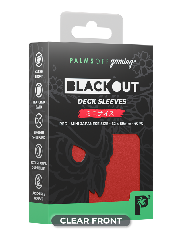 Blackout Deck Sleeves - Japanese Mini Size