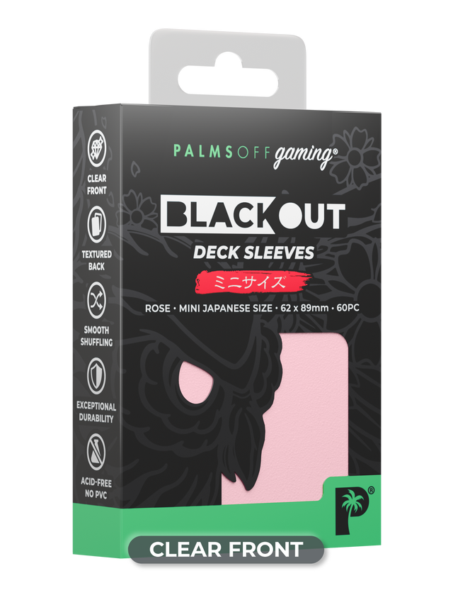 Blackout Deck Sleeves - Japanese Mini Size