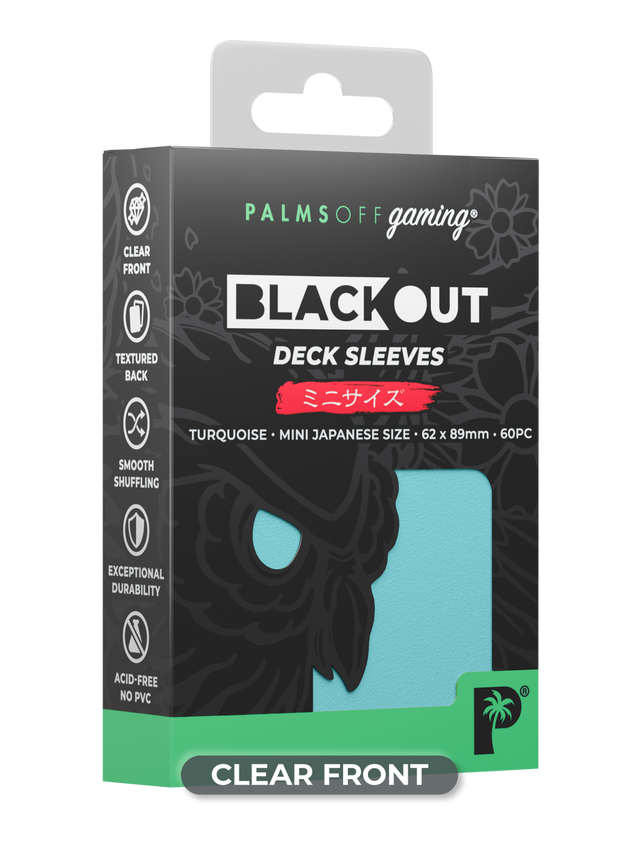 Blackout Deck Sleeves - Japanese Mini Size