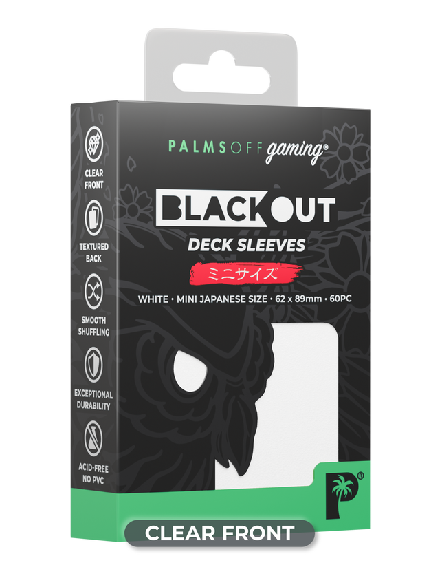 Blackout Deck Sleeves - Japanese Mini Size