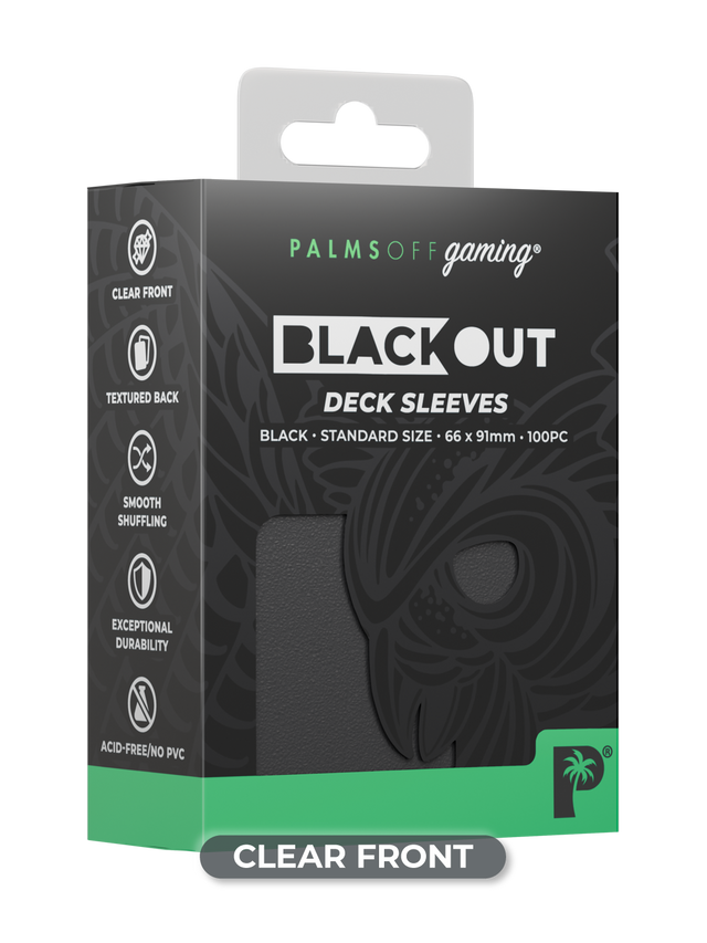 Blackout Deck Sleeves - Standard Size