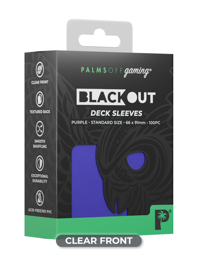 Blackout Deck Sleeves - Standard Size