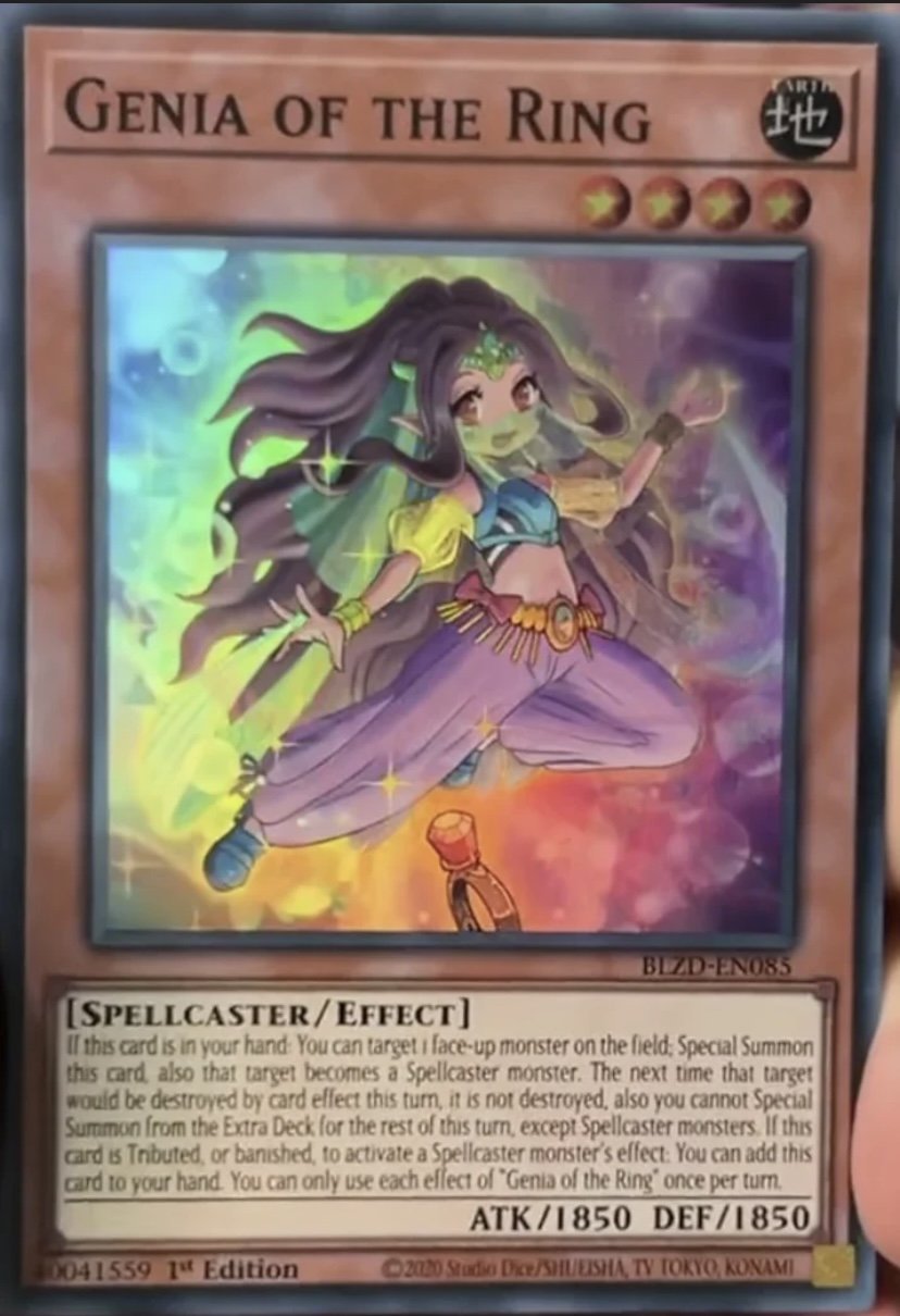 GENIA OF THE RING - BLZD-EN085 - 1st Edition - SUPER RARE