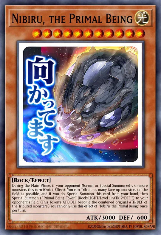 Nibiru, the Primal Being (Variant Art) - RA05-EN094 - 1st Edition - Ultra Rare