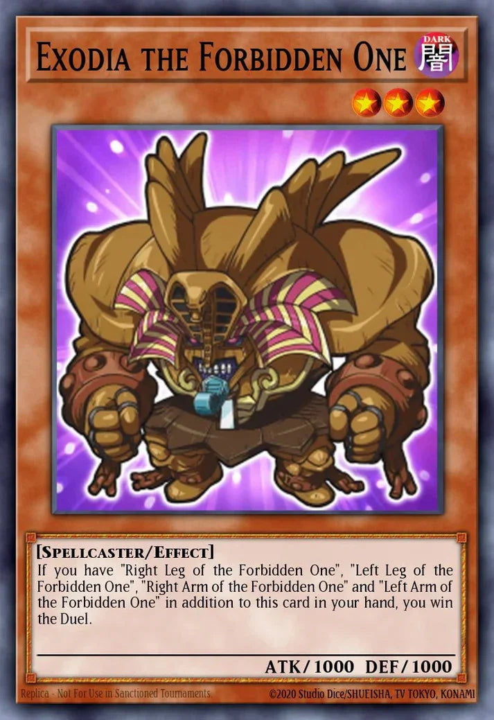 EXODIA THE FORBIDDEN ONE (CHIBI) - BLGG-EN002 - 1st Edition - SECRET RARE
