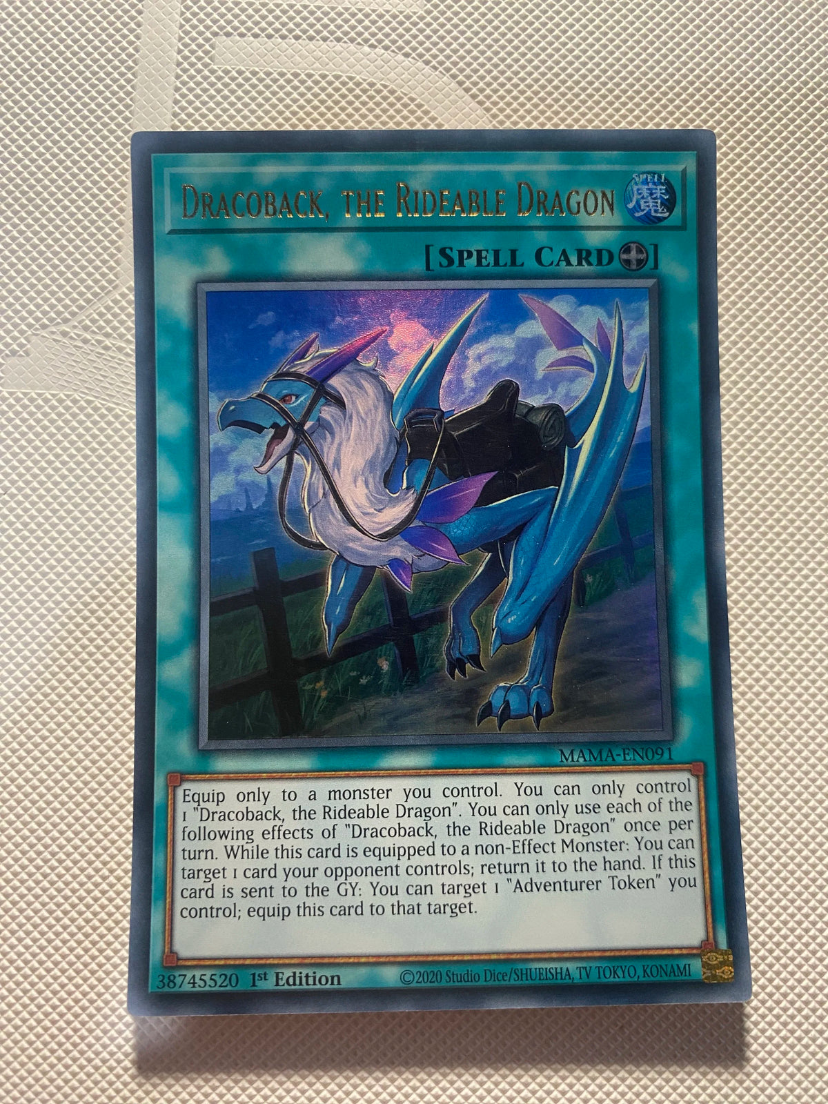 Dracoback, THE Rideable Dragon Ultra Rare Near Mint