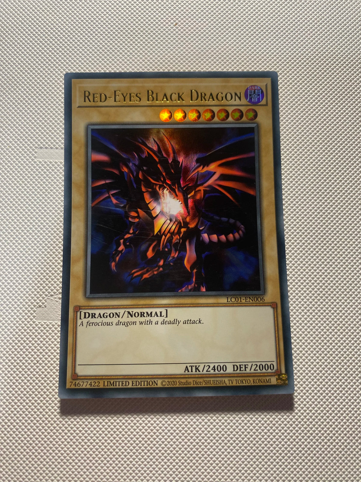 Red-eyes Black Dragon Ultra Rare Near Mint