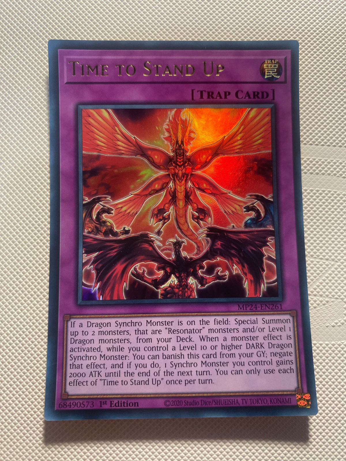 Time TO Stand UP Ultra Rare Near Mint
