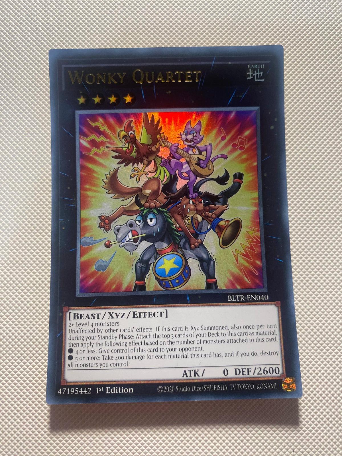 Wonky Quartet Ultra Rare Near Mint