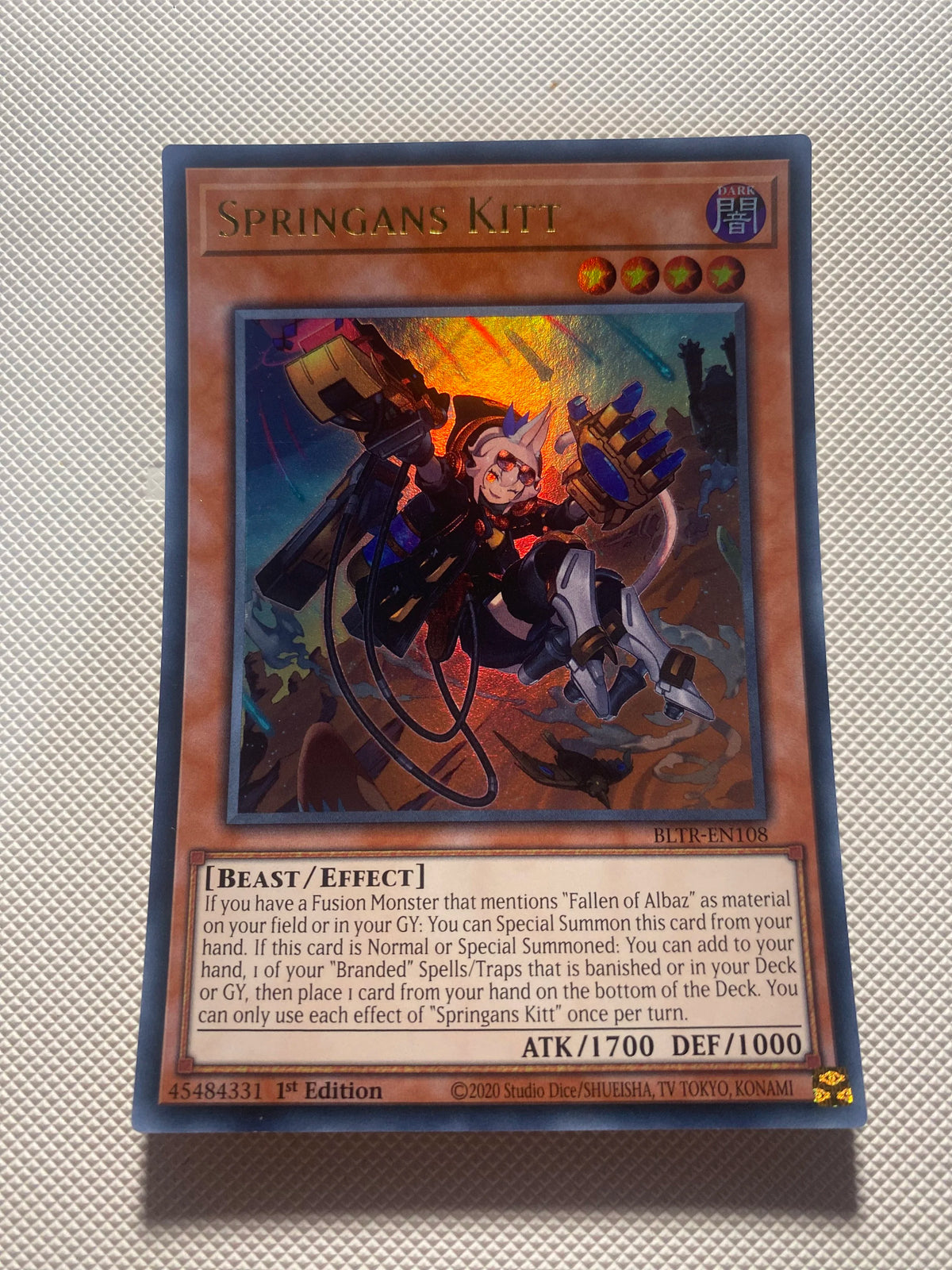 Sprigans Kitt Ultra Rare Near Mint