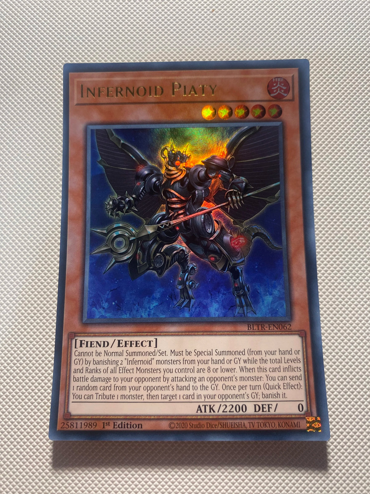 Infernoid Piaty Ultra Rare Near Mint