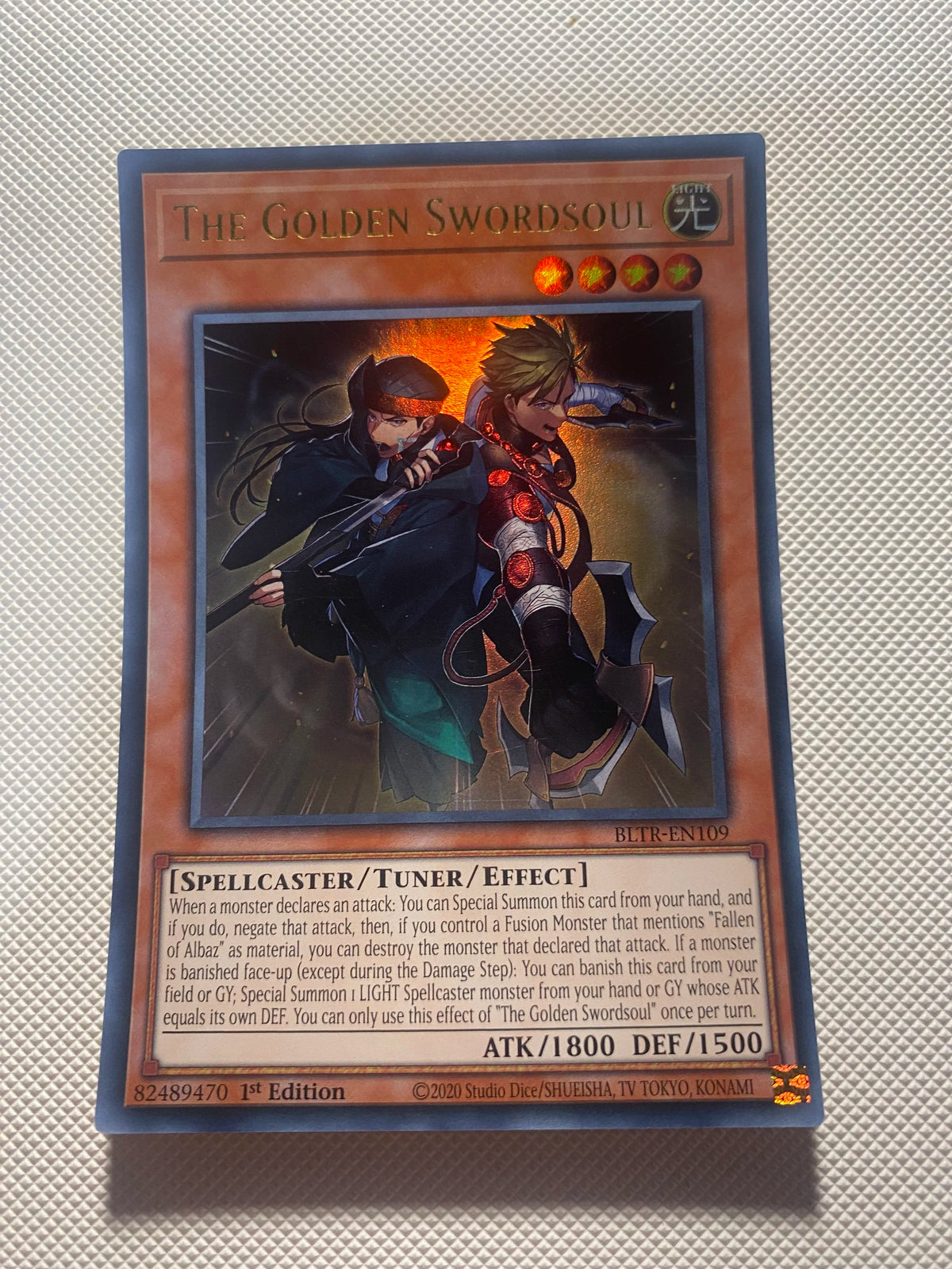 THE Golden Swordsoul Ultra Rare Near Mint