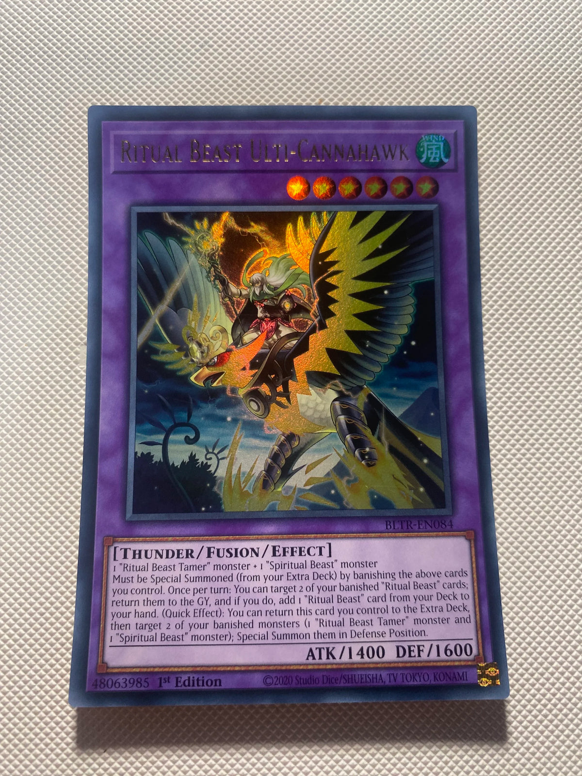 Ritual Beast Ulti-cannahawk Ultra Rare Near Mint