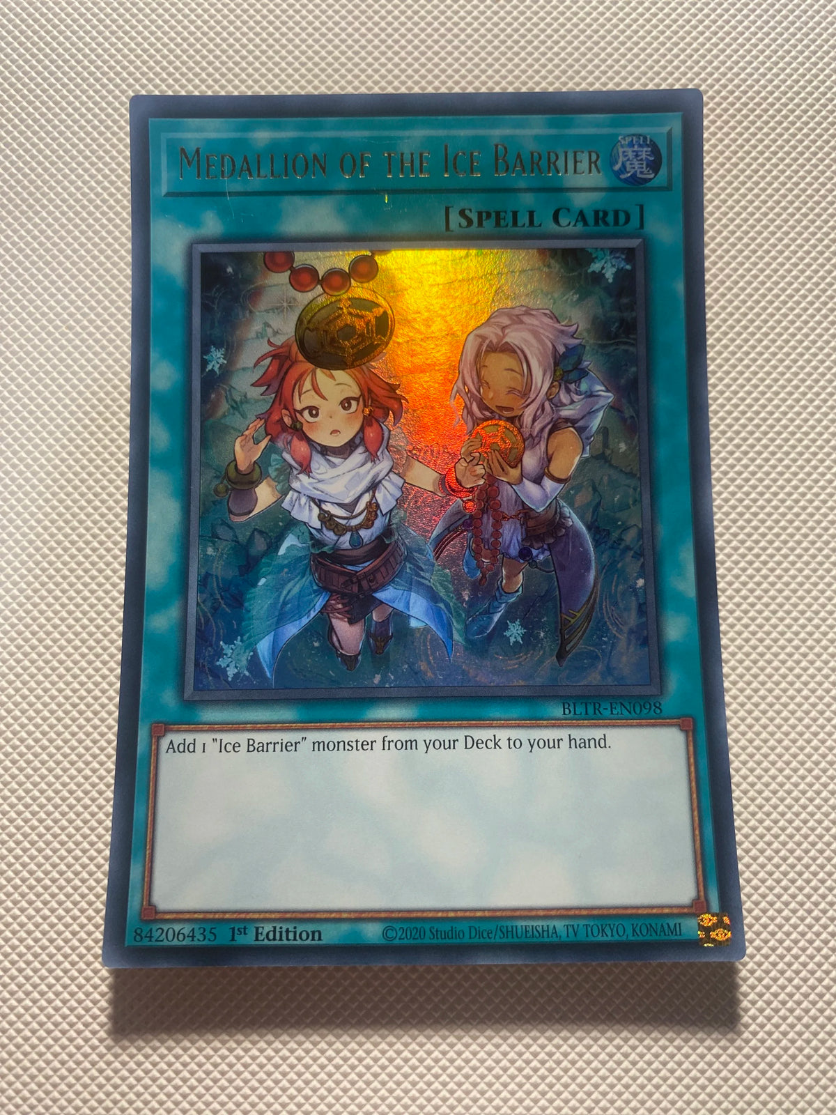 Medallion OF THE ICE Barrier Ultra Rare Near Mint