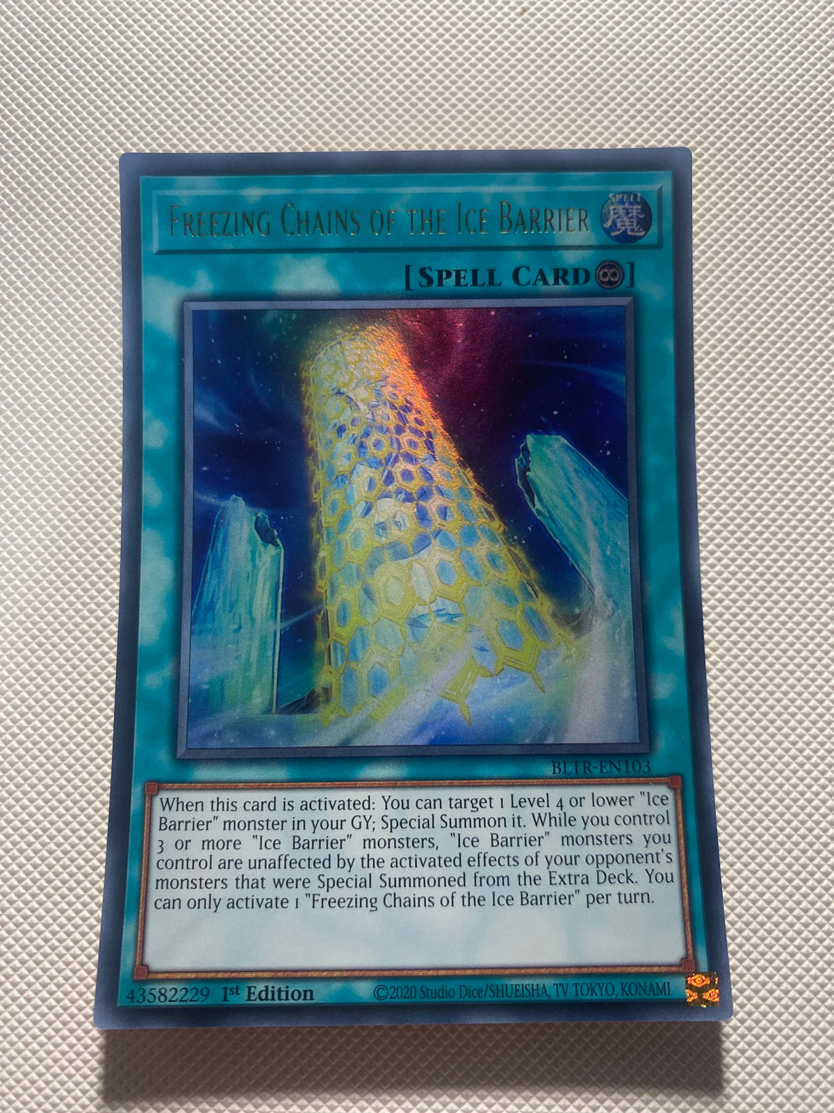 Freezing Chains OF THE ICE Barrier Ultra Rare Near Mint