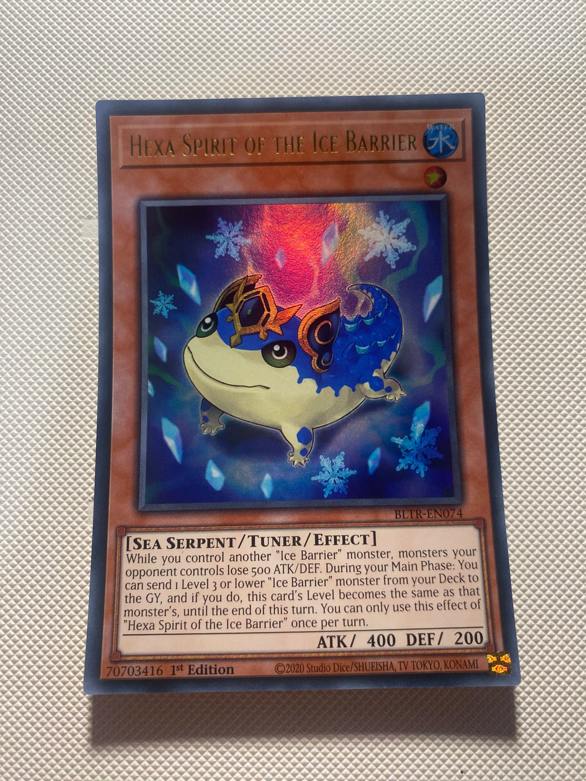 Hexa Spirit OF THE ICE Barrier Ultra Rare Near Mint
