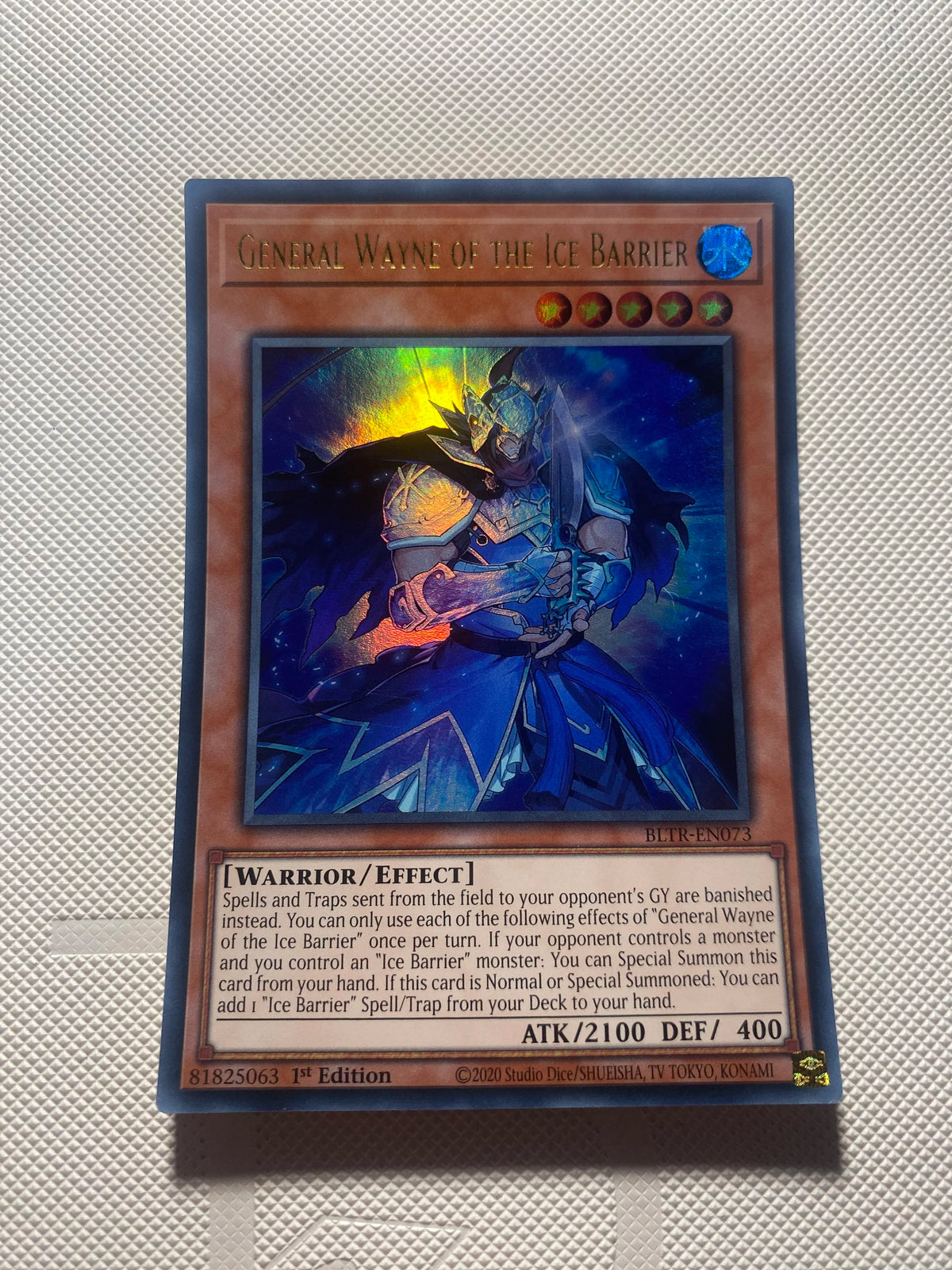 General Wayne OF THE ICE Barrier Ultra Rare Near Mint