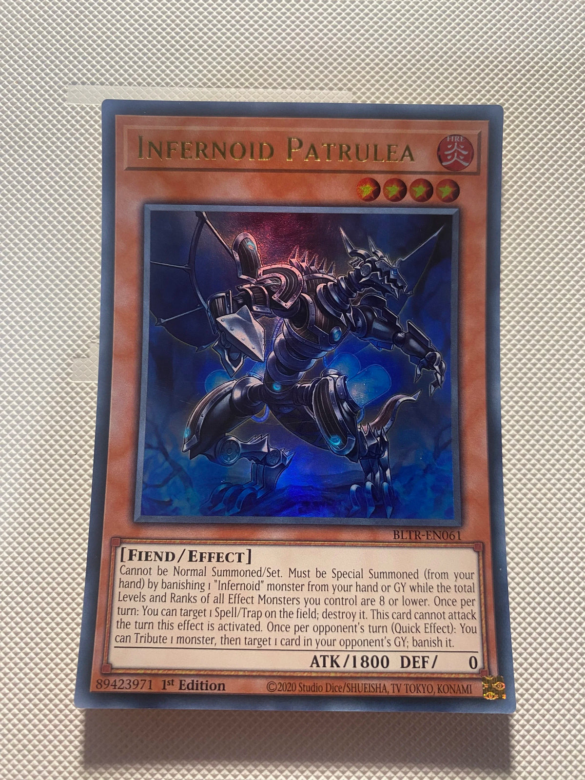 Infernoid Patrulea Ultra Rare Near Mint