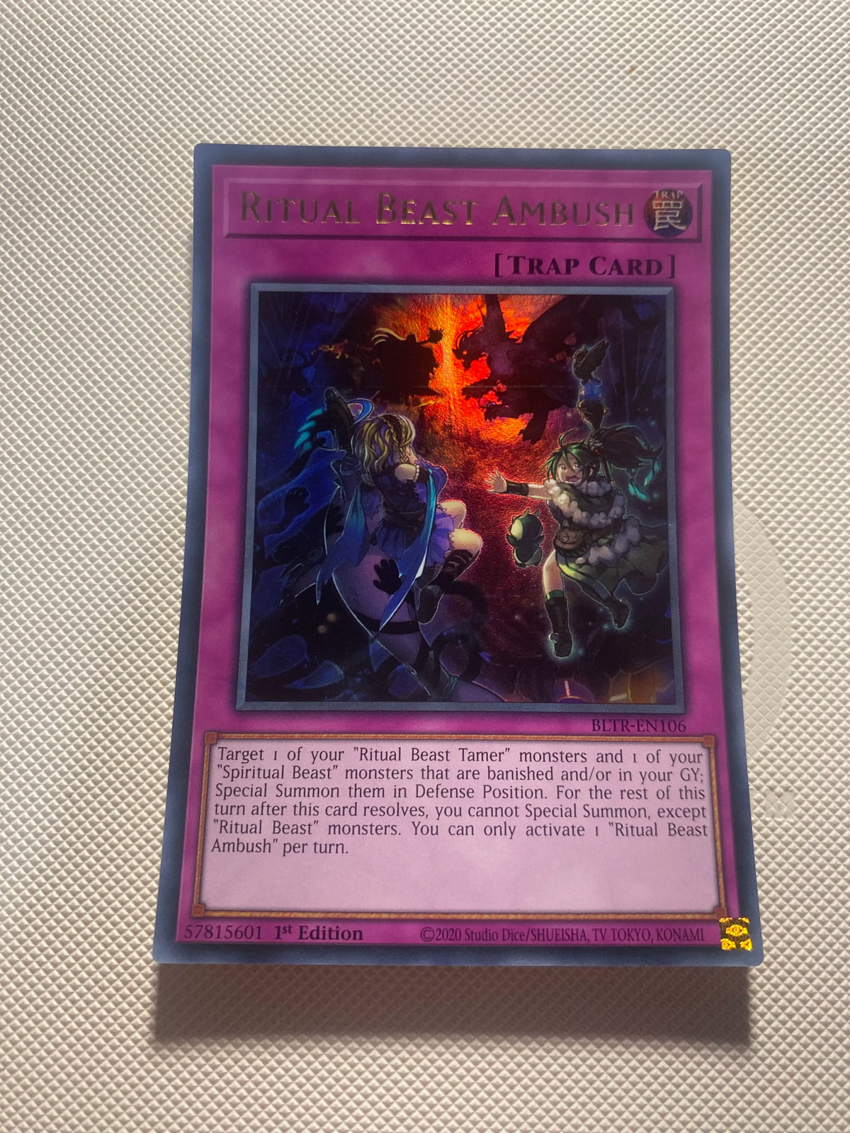 Ritual Beast Ambush Ultra Rare Near Mint