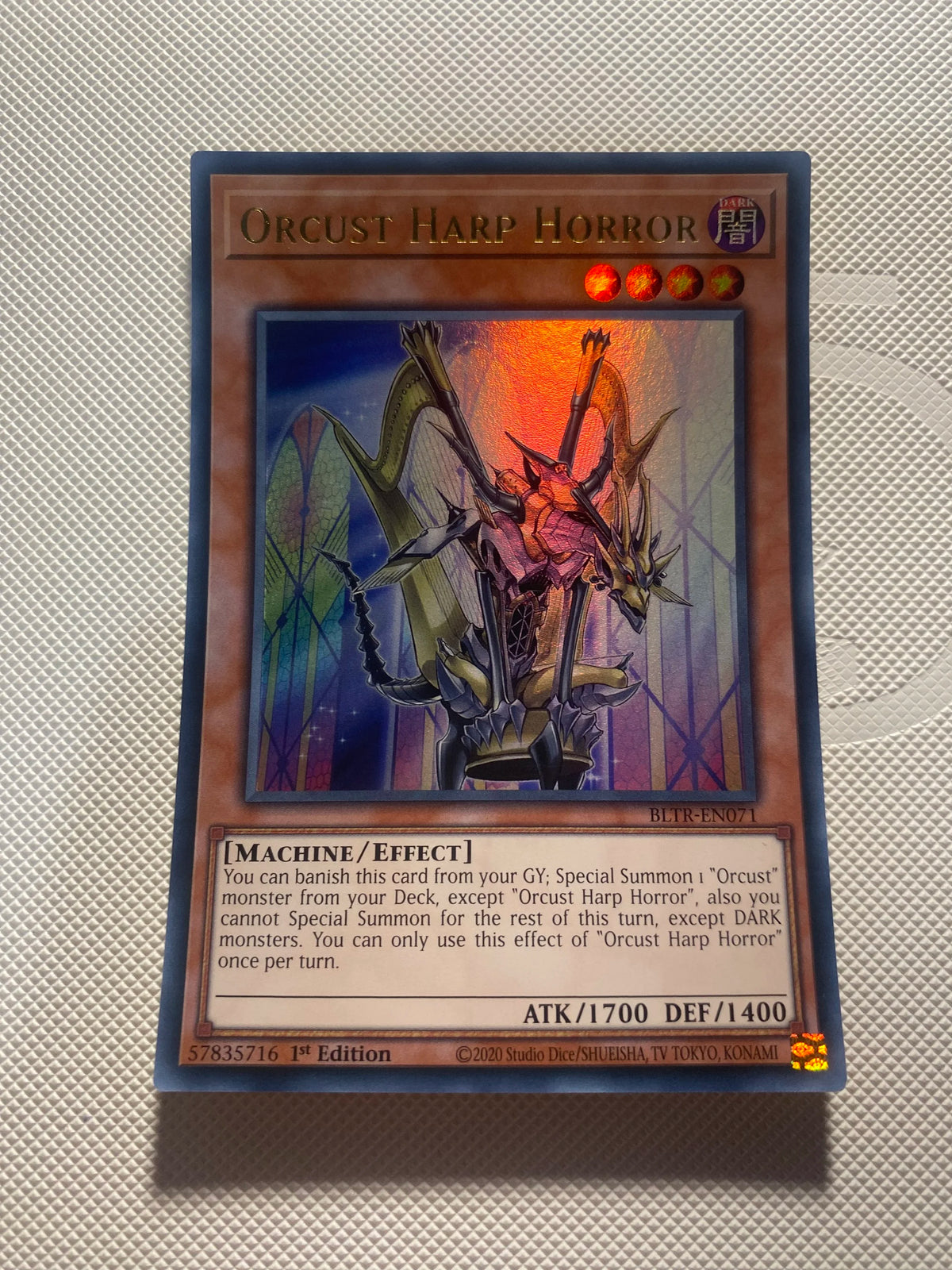 Orcust Harp Horror Ultra Rare Near Mint