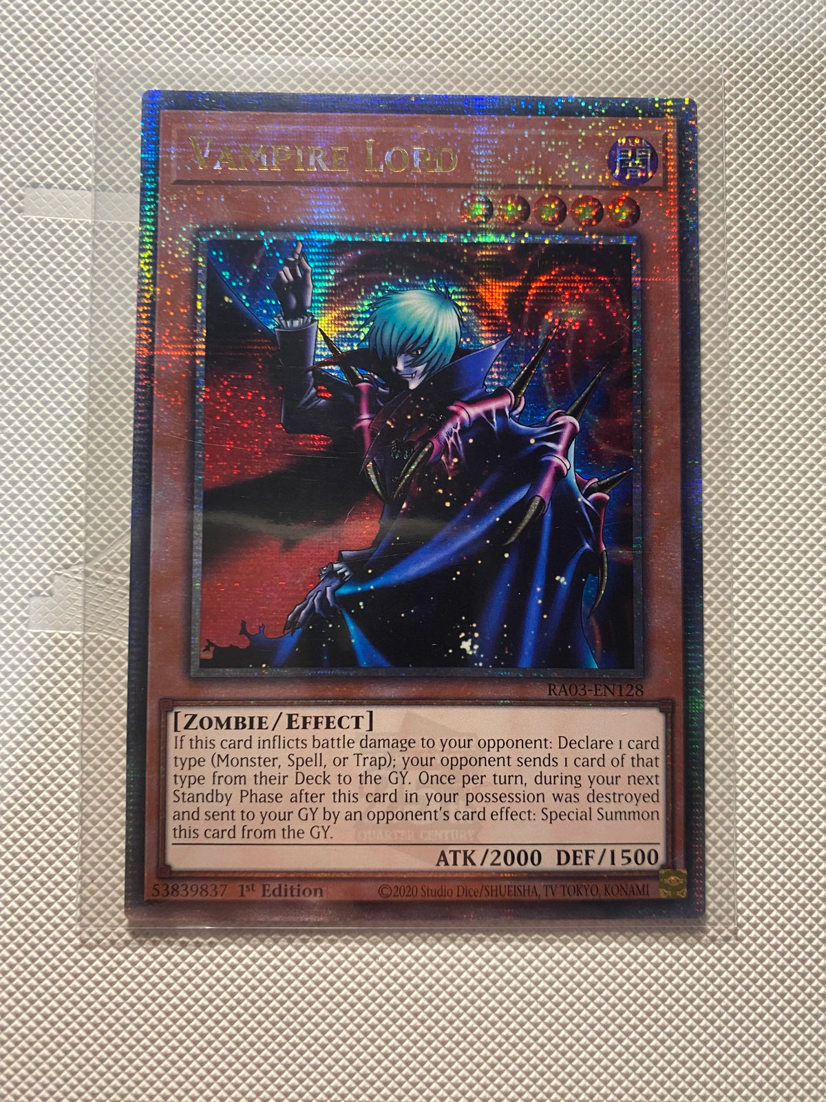 Vampire Lord Quarter Century Secret Rare Near Mint