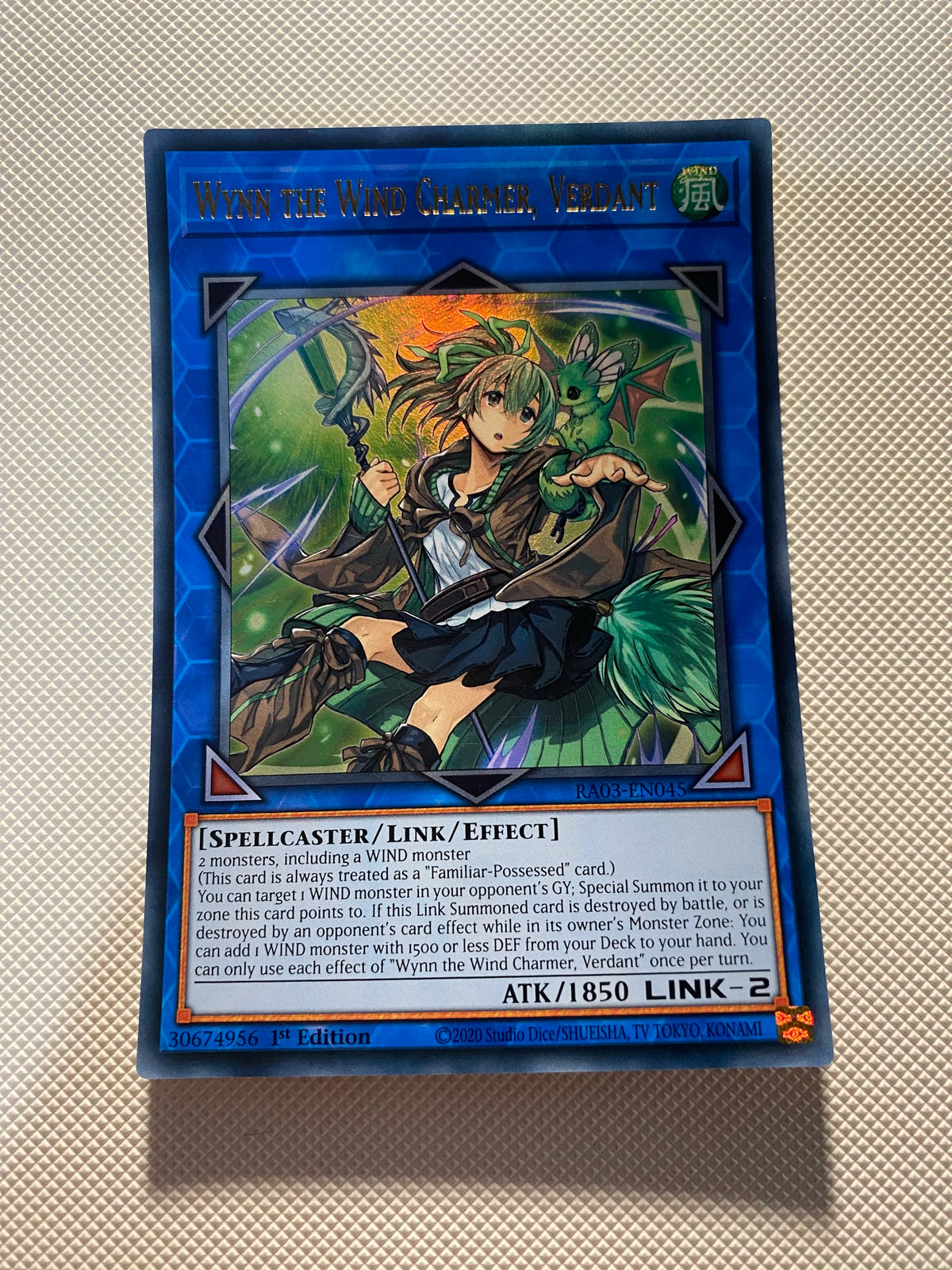 Wynn THE Wind Charmer, Verdant Ultra Rare Near Mint