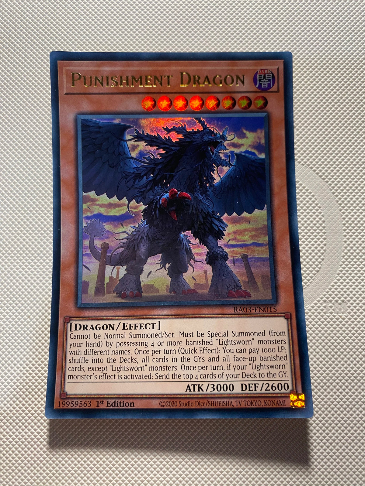 Punishment Dragon Ultra Rare Near Mint