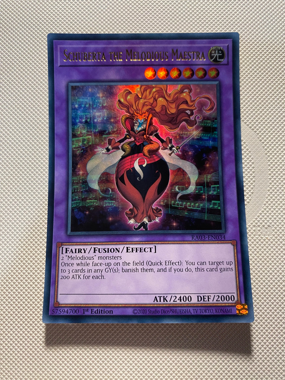 Schuberta THE Melodious Maestra Ultra Rare Near Mint
