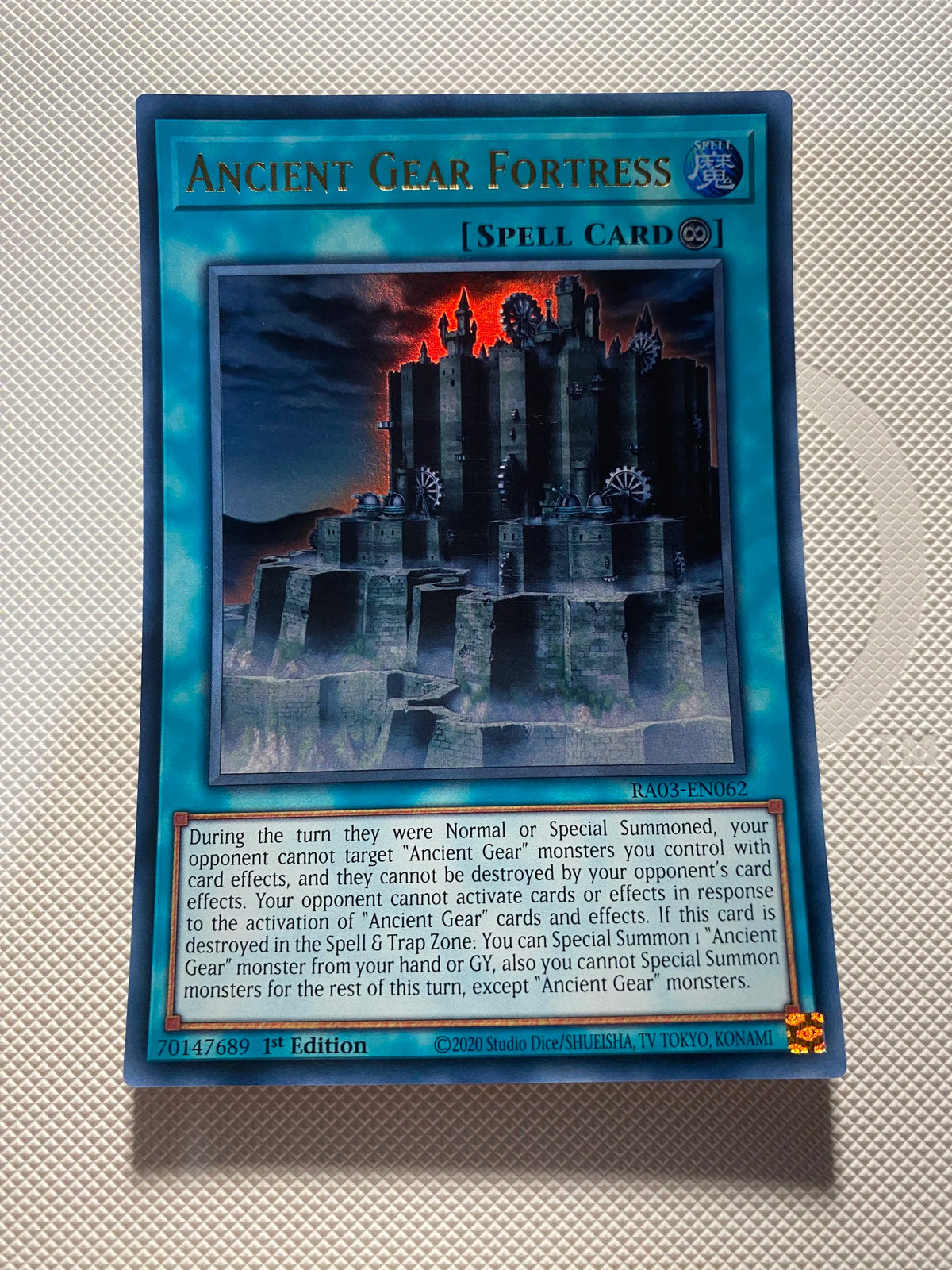 Ancient Gear Fortress Ultra Rare Near Mint