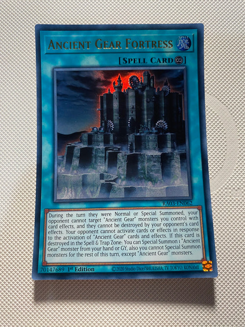 Ancient Gear Fortress Ultra Rare Near Mint