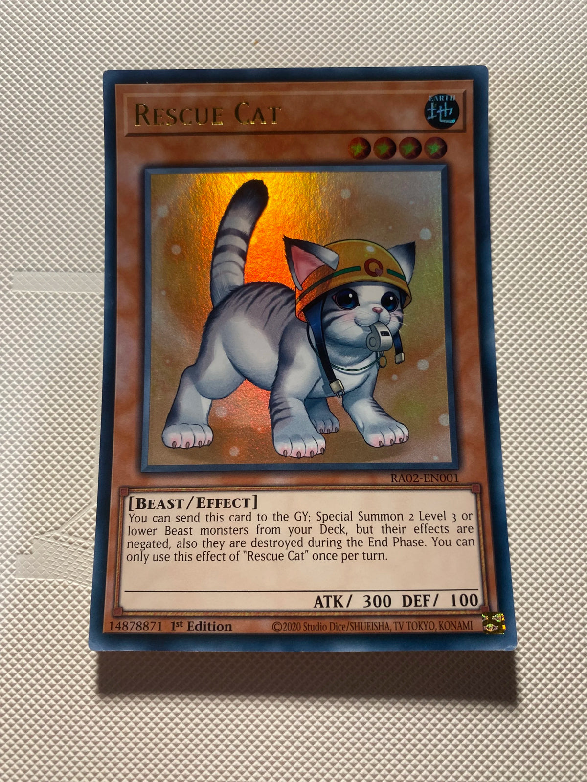 Rescue CAT Ultra Rare Near Mint