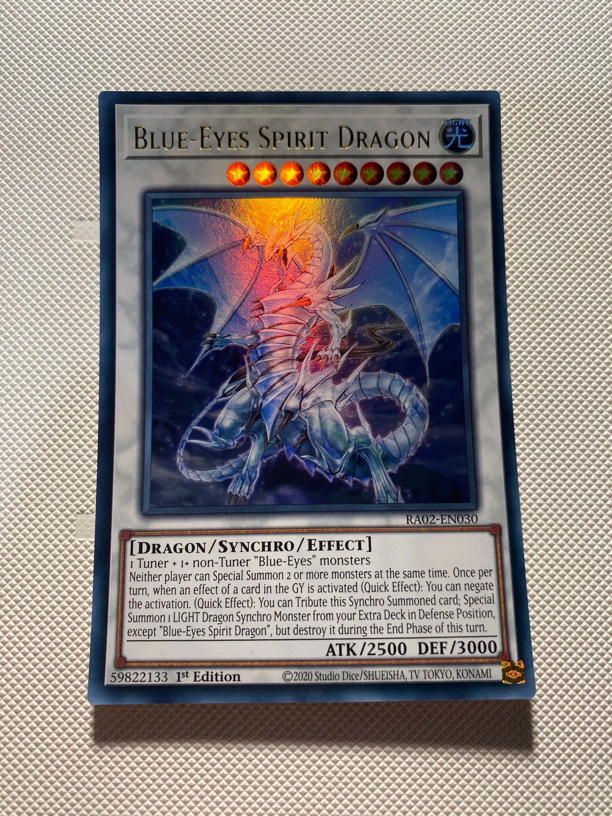 Blue-eyes Spirit Dragon Ultra Rare Near Mint