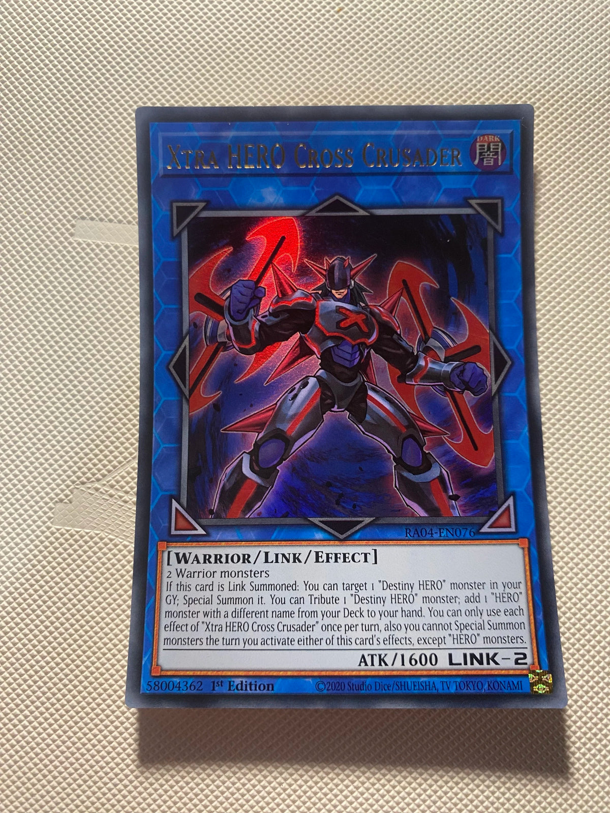 Xtra Hero Cross Crusader Ultra Rare Near Mint