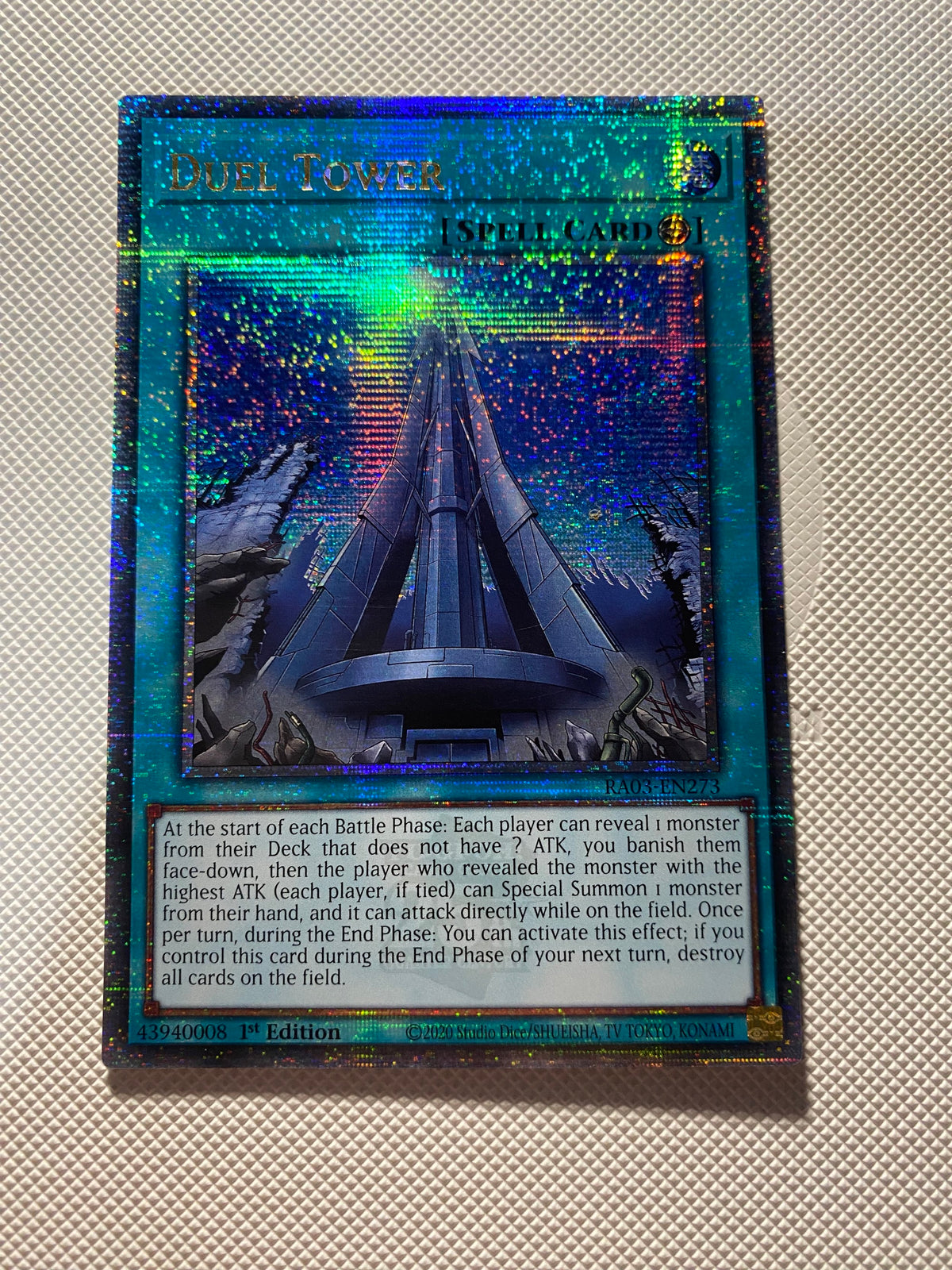 Duel Tower Quarter Century Secret Rare Lightly Played