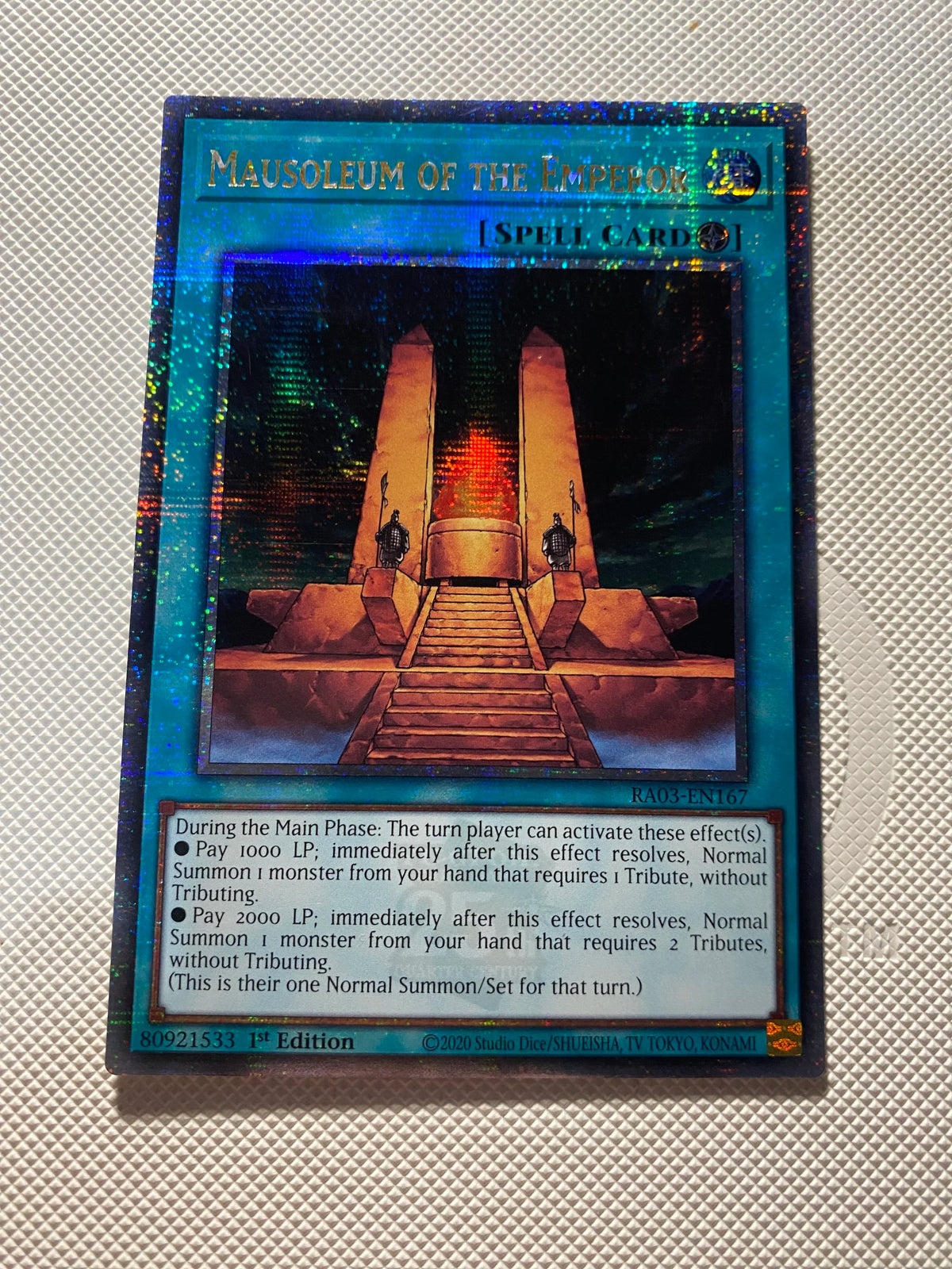 Mausoleum OF THE Emperor Quarter Century Secret Rare Near Mint