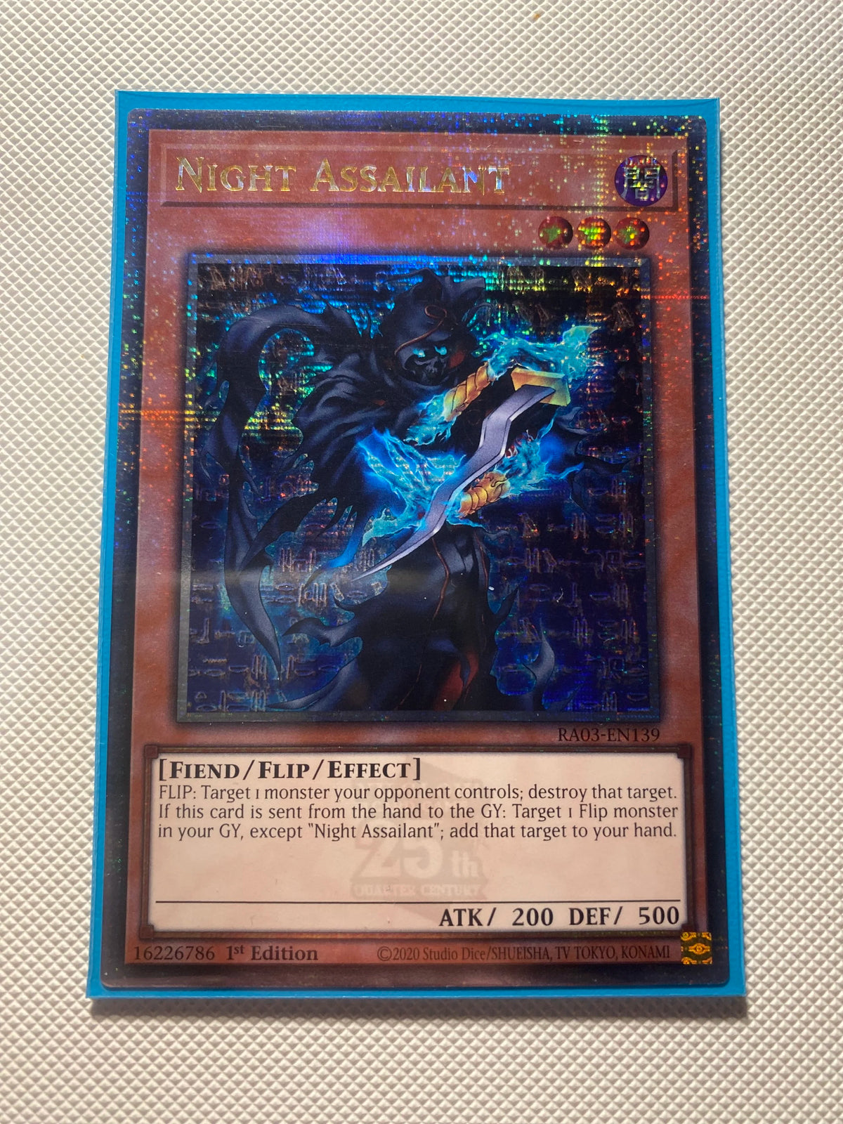 Night Assailant Quarter Century Secret Rare Near Mint